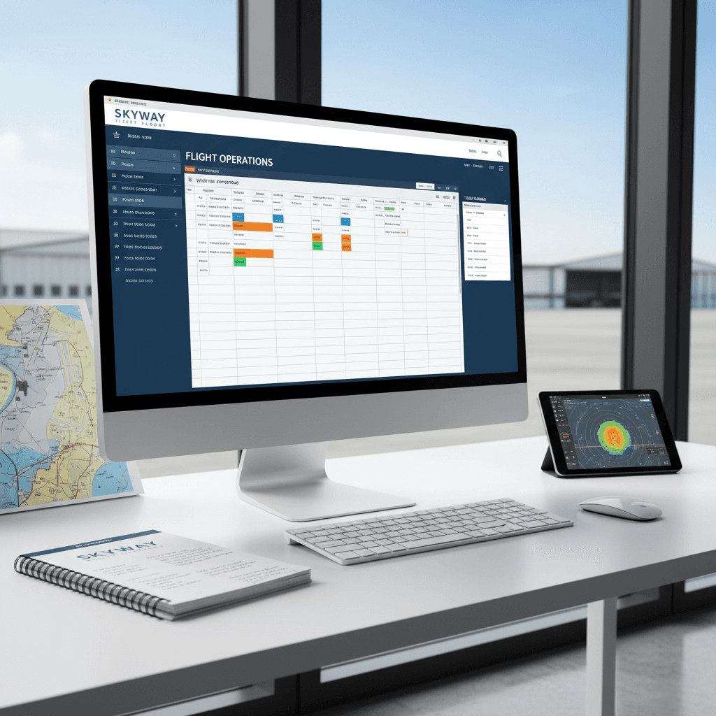 Flight training schedule and lesson planning system